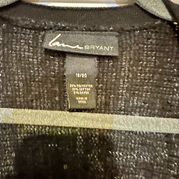 Lane Bryant Open Front Cardigan/Shrug with Sequence - EUC - Picture 2 of 3